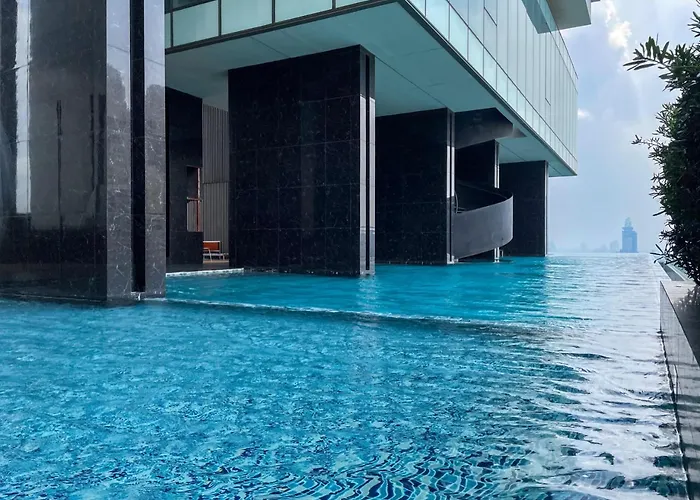 公寓 Near Bts L Fully Furnish L Gym And Pool 曼谷